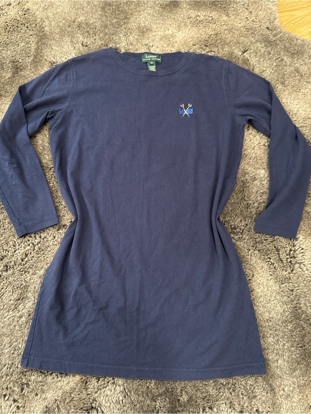 Ralph Lauren Navy Long-Sleeve shirt dress